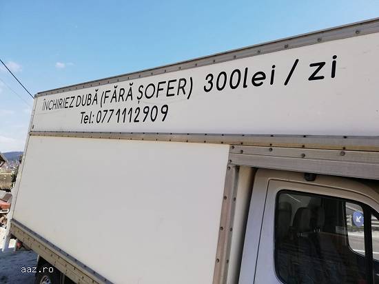 Duba Mercedes Sprinter de inchiriat pt transporto marfa