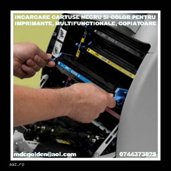 Reincarcare cartuse imprimante  0744373828 cu testare si livrare in Bucuresti si Ilfov.