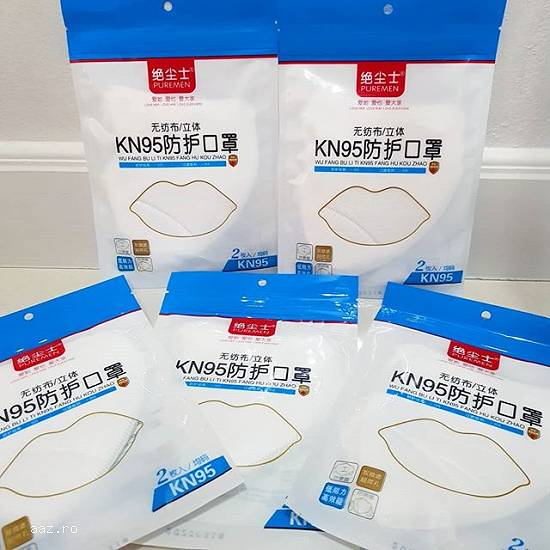 MASTI DE PROTECTIE KN95,     FFP2+NR D,     20 buc (10 packs)