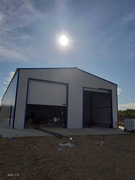 Confectionam hale ferme metalice industriale aceptam si schimb cu auto