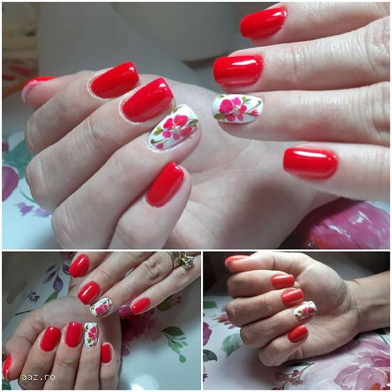 Unghii cu gel  / manichiură-pedichiură semipermanenta