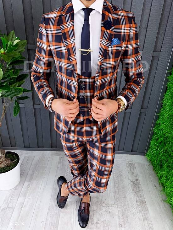 Costum pentru barbati engros ( sacou + vesta + pantaloni)