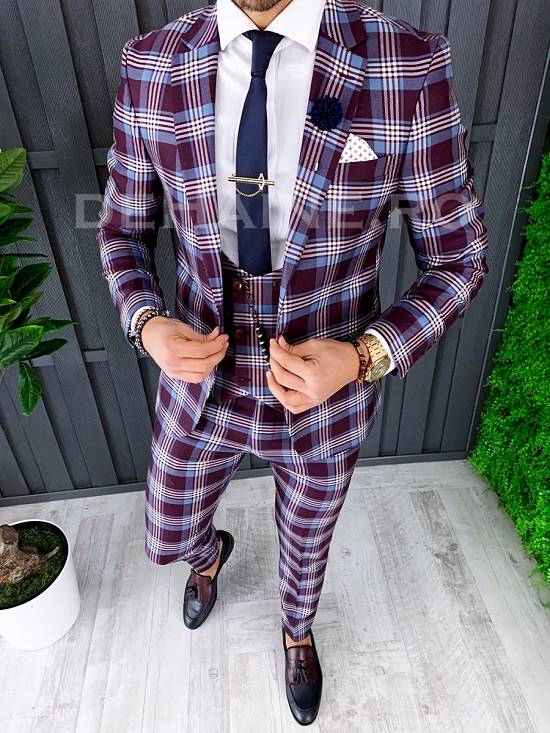 Costum pentru barbati engros ( sacou + vesta + pantaloni)