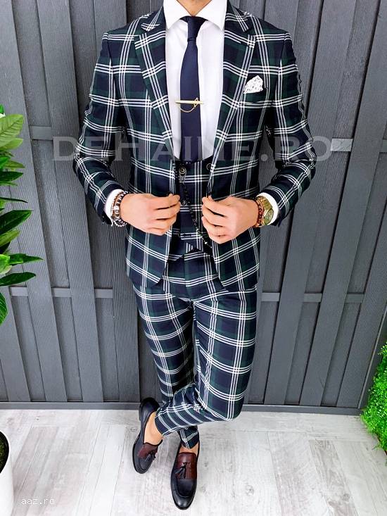 Costum pentru barbati engros ( sacou + vesta + pantaloni)