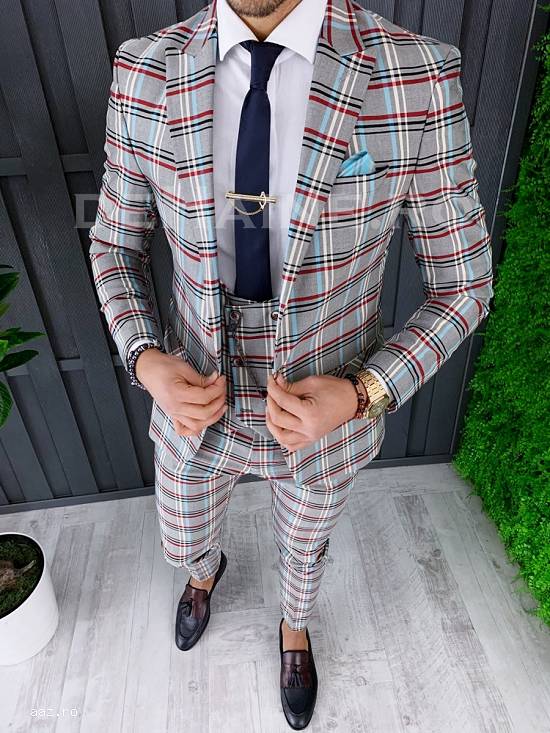 Costum pentru barbati engros ( sacou + vesta + pantaloni)