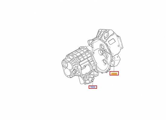 Carcasa cutie de viteze Ford Transit 2.2 tdci 2006-2014 5 trepte VXT 75