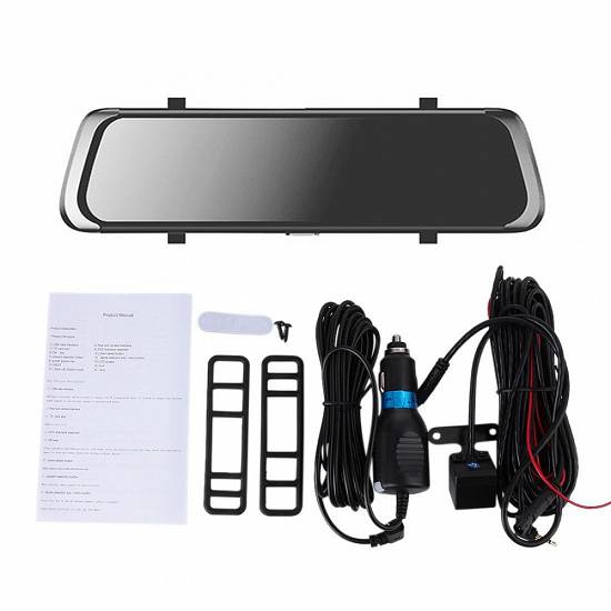 Oglinda auto video FHD dual camera 25cm meniu limba Romana