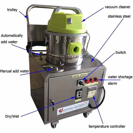 Aspirator Curatat/Dezinfectat cu Aburi profesional YS4A-V Firmelor Curatenie&Detailng Auto