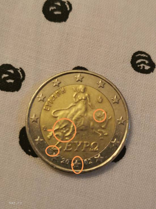 Moneda 2 euro extrem de rară