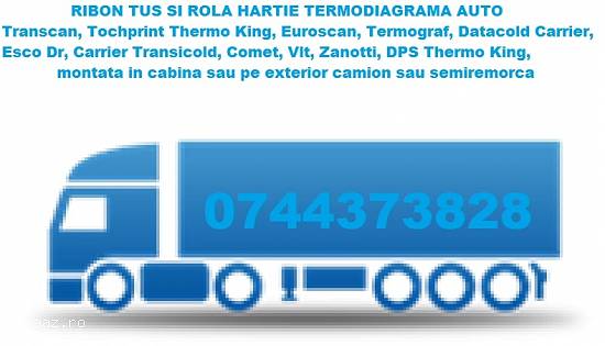Banda tus si Rola Hartie termoimprimanta Thermo King,   Euroscan,   Transcan,   DataCold Carrier cu 