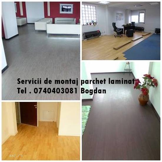 Echipa montare si raschetare parchet
