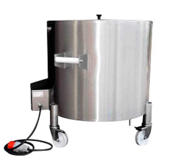 Cazan electric de fierbere cu pereti dubli cu termostat mecanic 90L