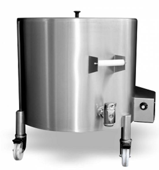 Cazan electric de fierbere cu pereti dubli cu termostat mecanic 90L
