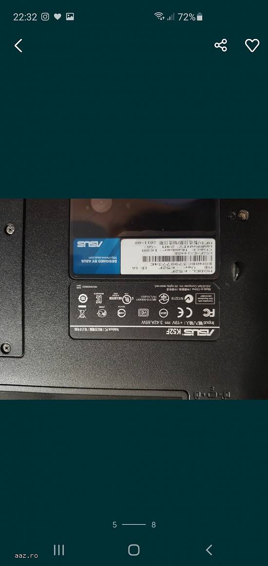 Laptop Asus (pt piese)