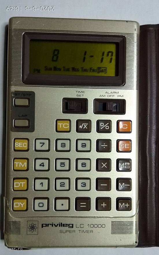 Calculator/Ceas Privileg LC 10000 Super Timer