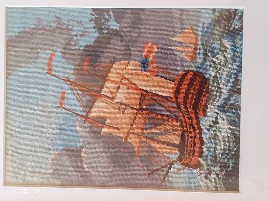 Goblen Wiehler Frigate in the storm