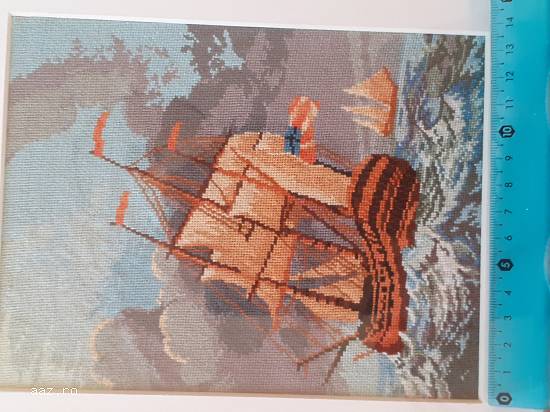 Goblen Wiehler Frigate in the storm