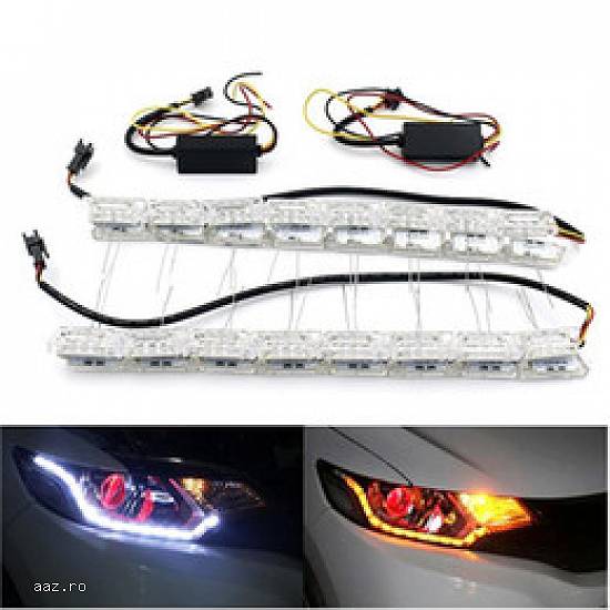 Banda LED Cristal pt faruri cu semnal dinamic