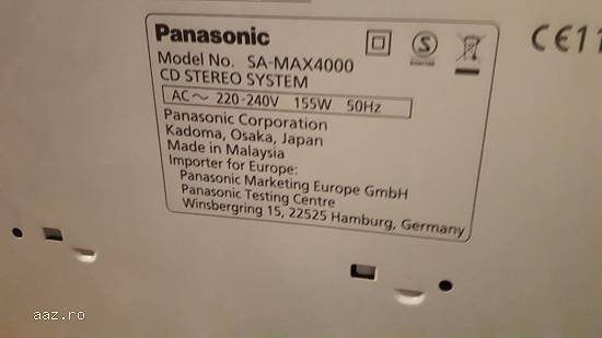 Sistem audio PANASONIC