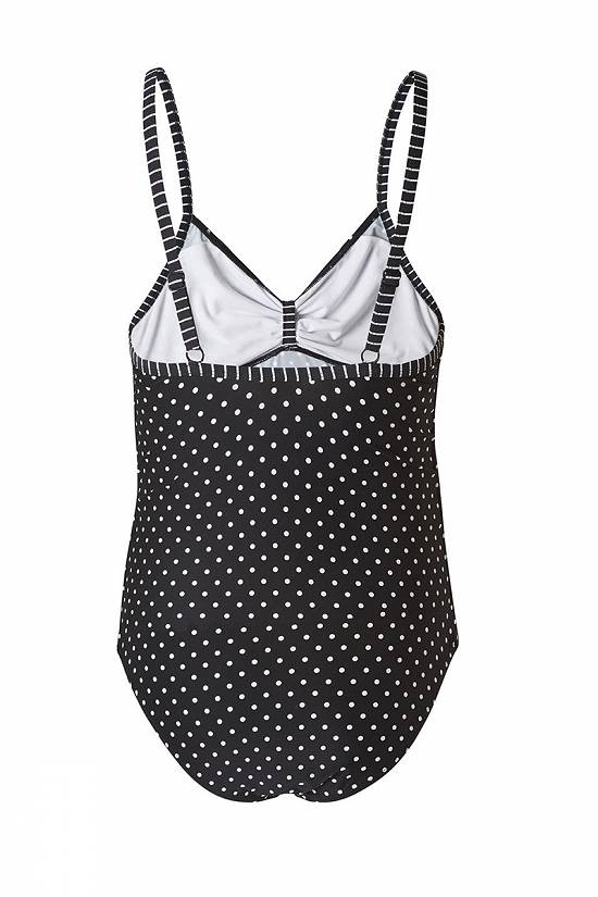 Costum de baie intreg cu buline pentru gravide