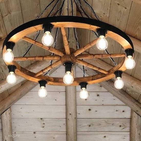 Produc candelabre rustice,   diferite forme si dimensiuni