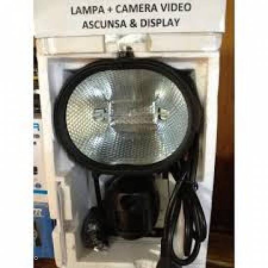 Reflector camera video camera ascunsa cu display
