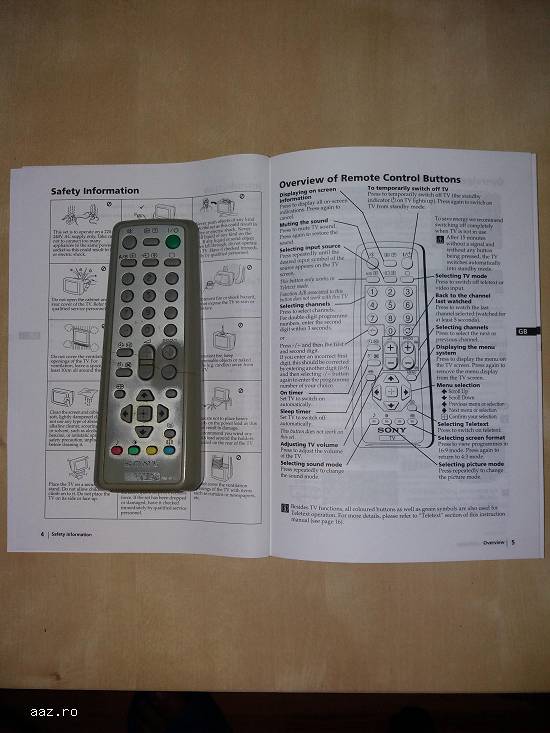 TV Sony WEGA Trinitron - Model KV-21CL5K