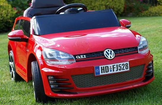 Masinuta electrica Kinderauto VW Golf GTI 2x30W 12V STANDARD #Rosu