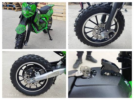 Mini motocicleta electrica NITRO Eco Serval 500W 10/10