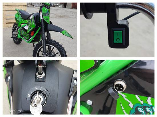 Mini motocicleta electrica NITRO Eco Serval 500W 10/10