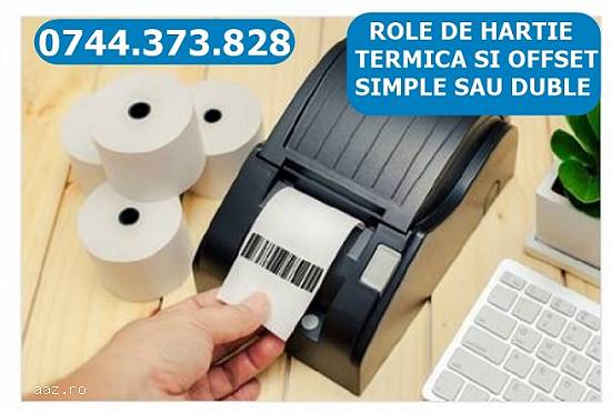 Role de hartie offset sau termice 0744373828 cu livrare rapida.