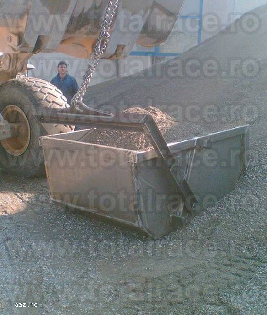 Haba macara metalica Bena macara cu autodescarcare Haba basculabila