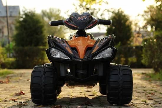 Mini ATV electric pentru copii Kinderauto JS007 2x35W 12V #Black