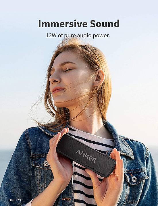 Vand boxa portabila Anker Soundcore 2,   12W,   bluetooth,   NOUA-SIGILATA