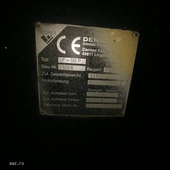 Lichidator judiciar,    vand repartizor asfalt DEMAG.