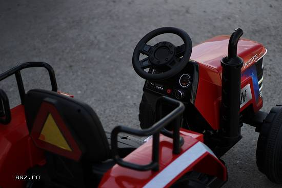 Tractor electric cu TELECOMANDA pentru copii Kinderauto HL2788 #RED
