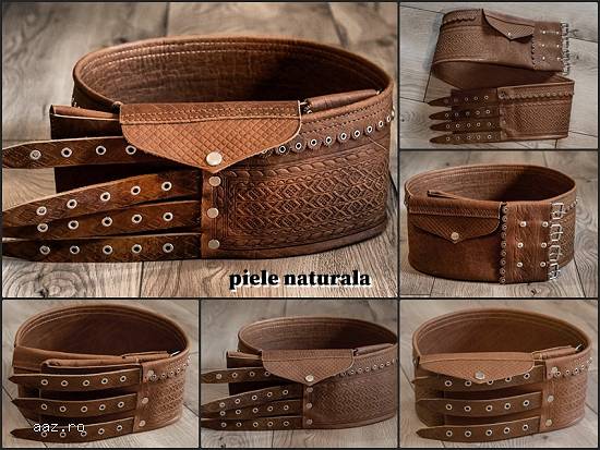 Chimir- Brau traditional- Serpar din piele naturala