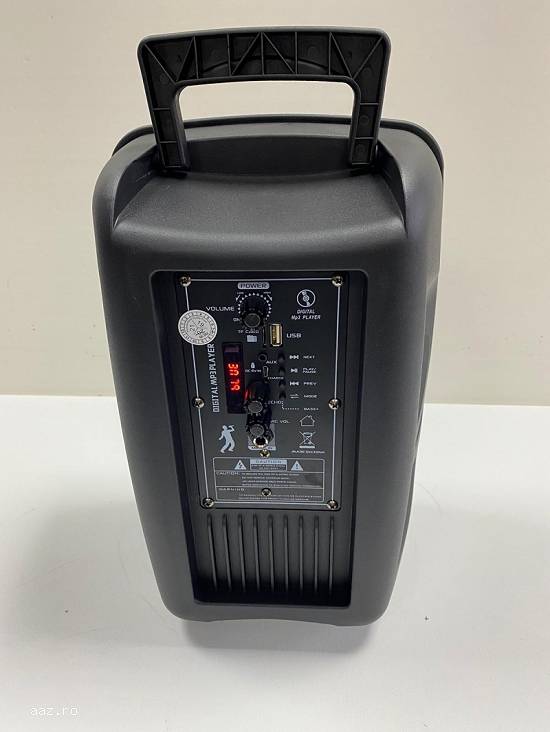 Boxa portabila troler karaoke ,  microfon,   bluetooth,   radio,   stick,   card PK 07