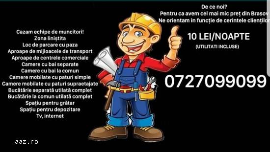 CAZARE MUNCITORI