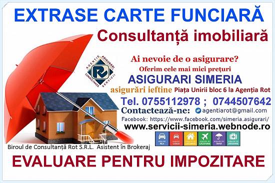 Consultanță imobiliară la Biroul de Consultanță Rot. Certificat Energetic,  PAD