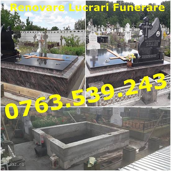 Placare Renovare Cavouri Cripte Lucrari Funerare Marmura Granit