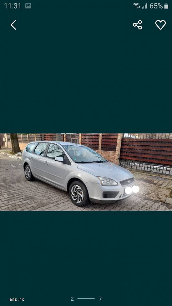 Vand ford focus an 2007