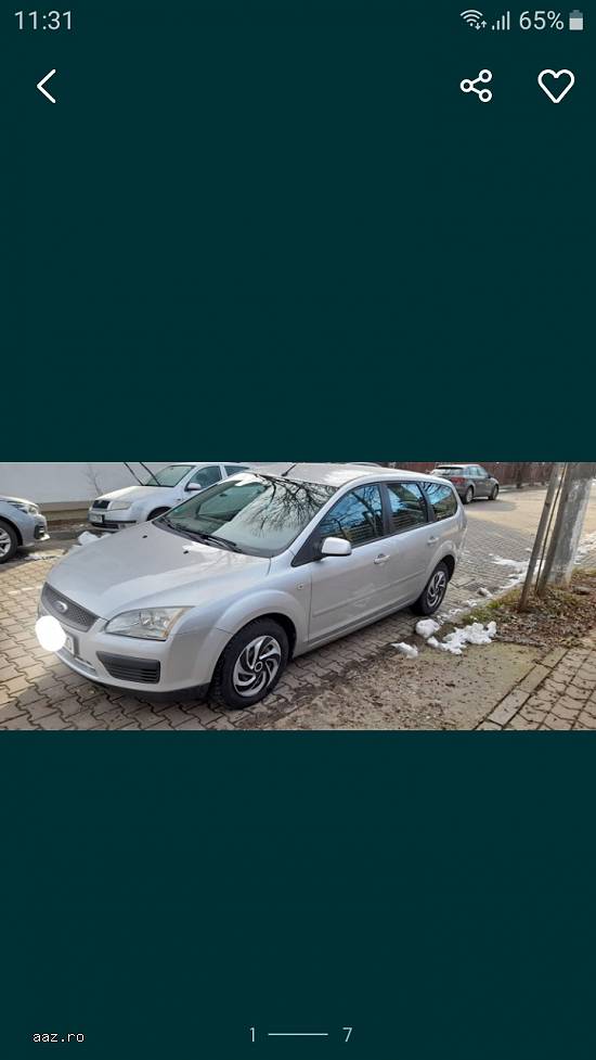 Vand ford focus an 2007