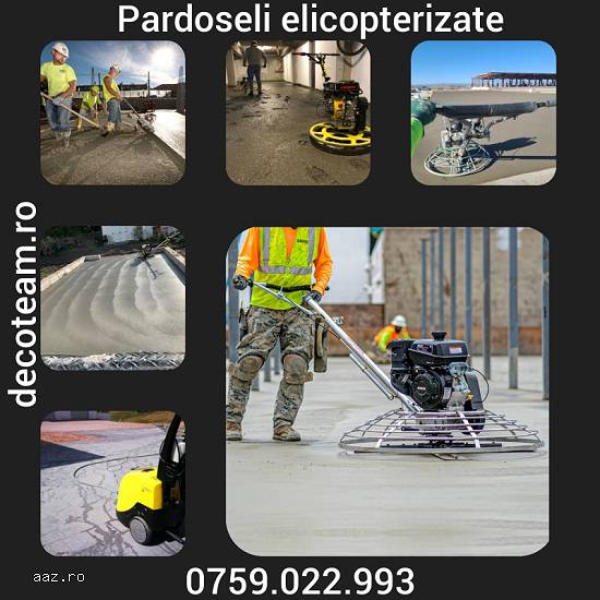 Beton amprentat / Beton elicopterizat