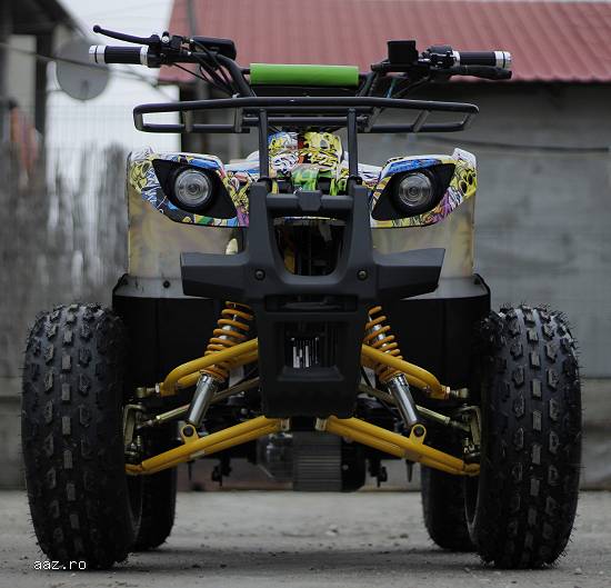 ATV electric Eco Toronto 1000W 48V DIFERENTIAL GRAFITI #Galben