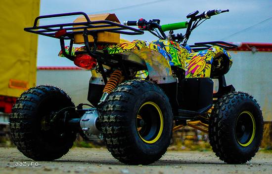 ATV electric Eco Toronto 1000W 48V DIFERENTIAL GRAFITI #Galben