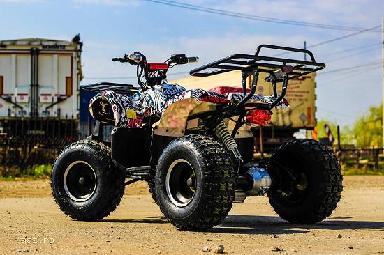 ATV electric Eco Toronto 1000W 48V DIFERENTIAL GRAFITI #Alb