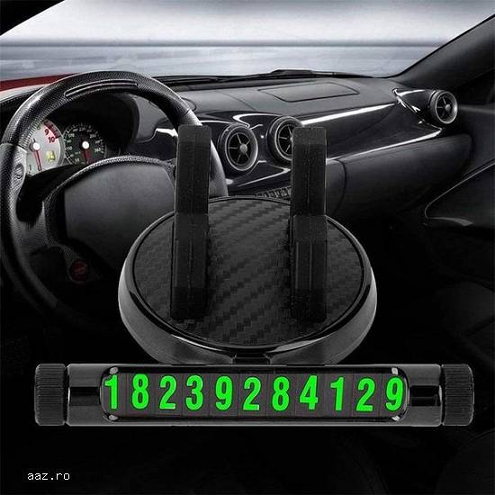2 in1 Suport Telefon + numar tel. mobil rotativ 360 grade