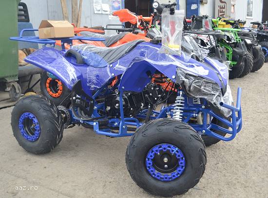 Atv 125Cc  Pro Warrior Lemon Semiautomat/Roti De 8”