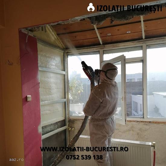 Izolatie cu spuma poliuretanica